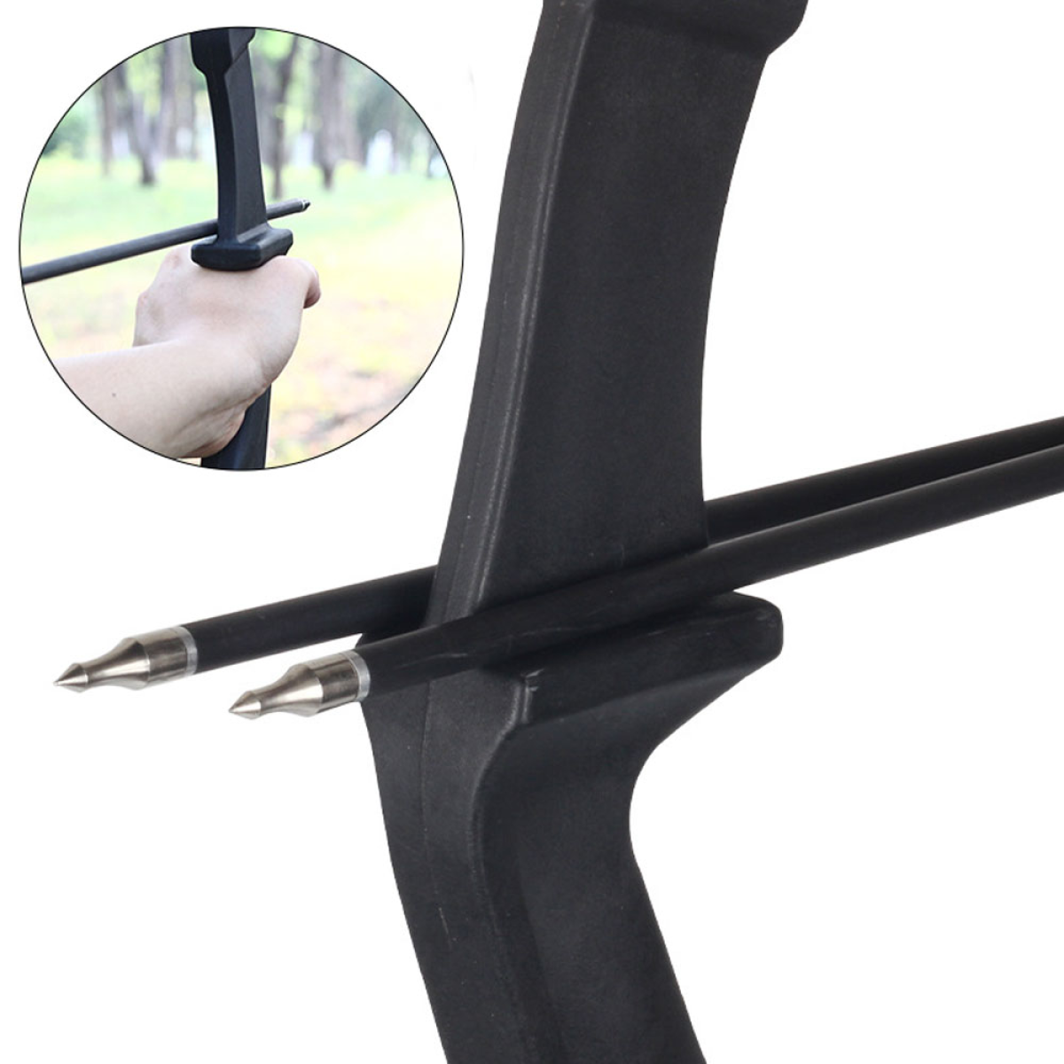 53"Takedown Recurve Bow Fiberglass Arrows Set 40lbs Archery Bow Hunting Shoot UK