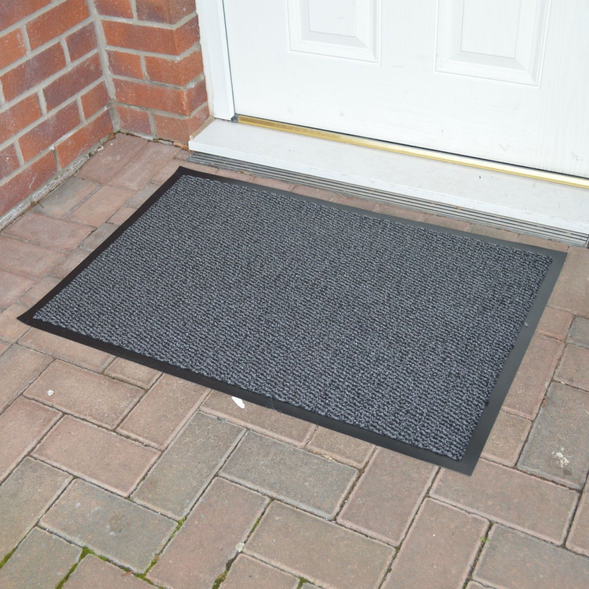 Grey Super Hard Wearing Barrier Mat 50x80 for High Traffic Areas