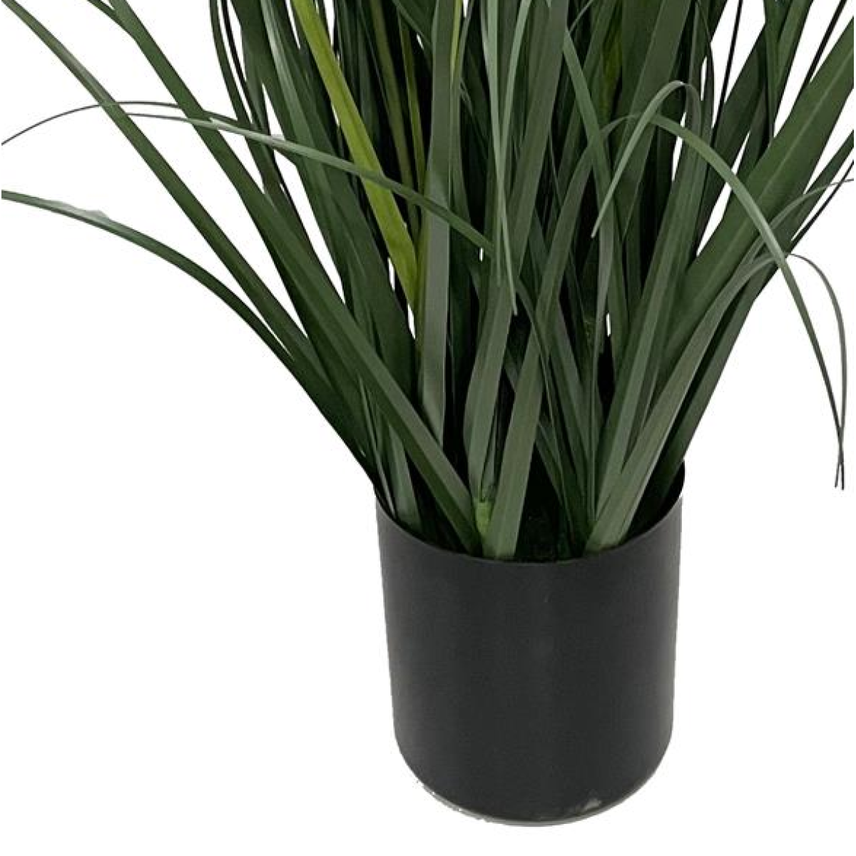 Leaf Design UK 95cm Artificial Flowering Grass Plant in Weighted Plastic Pot