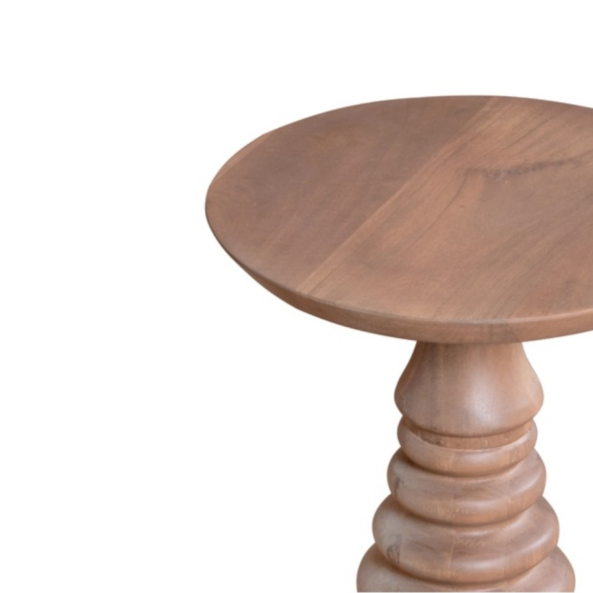 Valencia Cane & Mango Wood Side Table