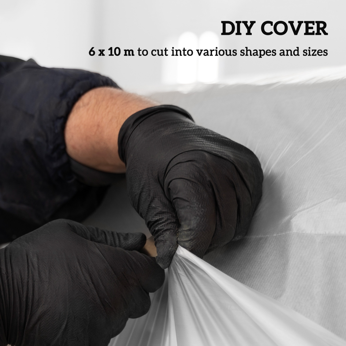 Outsunny 6 x 10m Clear Waterproof UV5% Greenhouse Cover