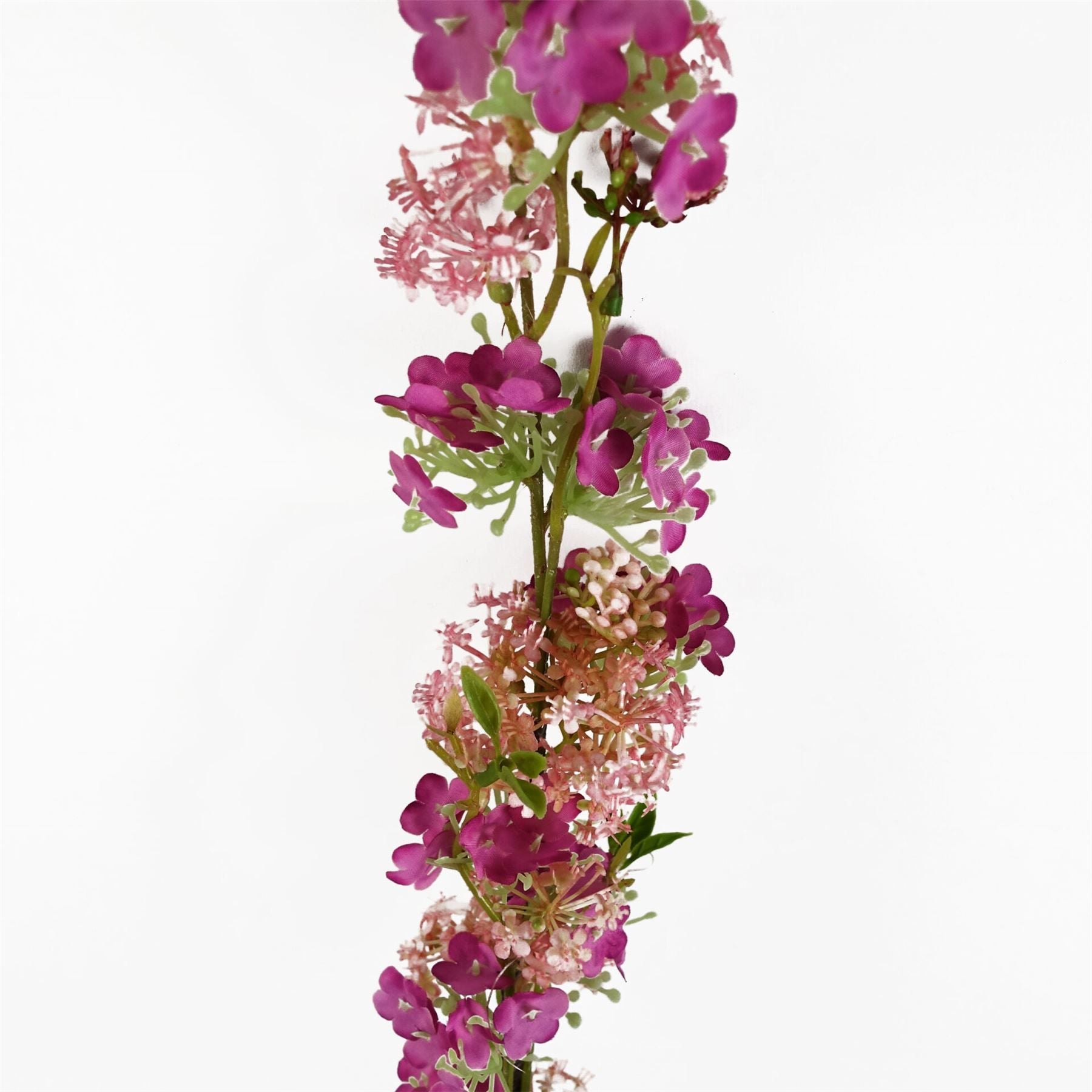 Leaf Pack of 6 Pink Blossom Spray Stems 100cm