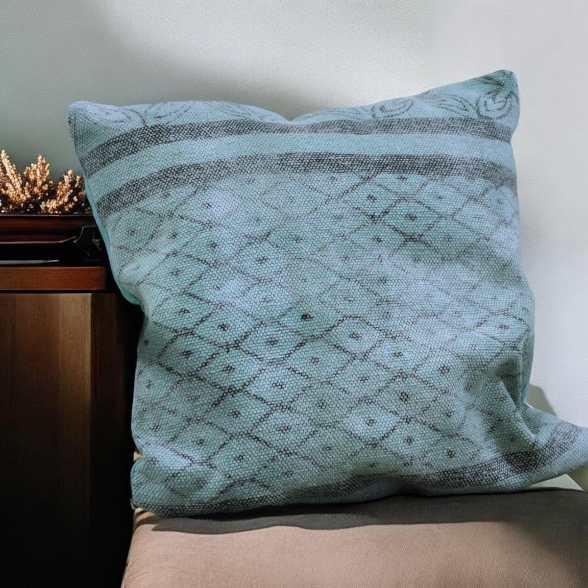 MSL 50cm Stone Washed Durry Cushion Cover Only