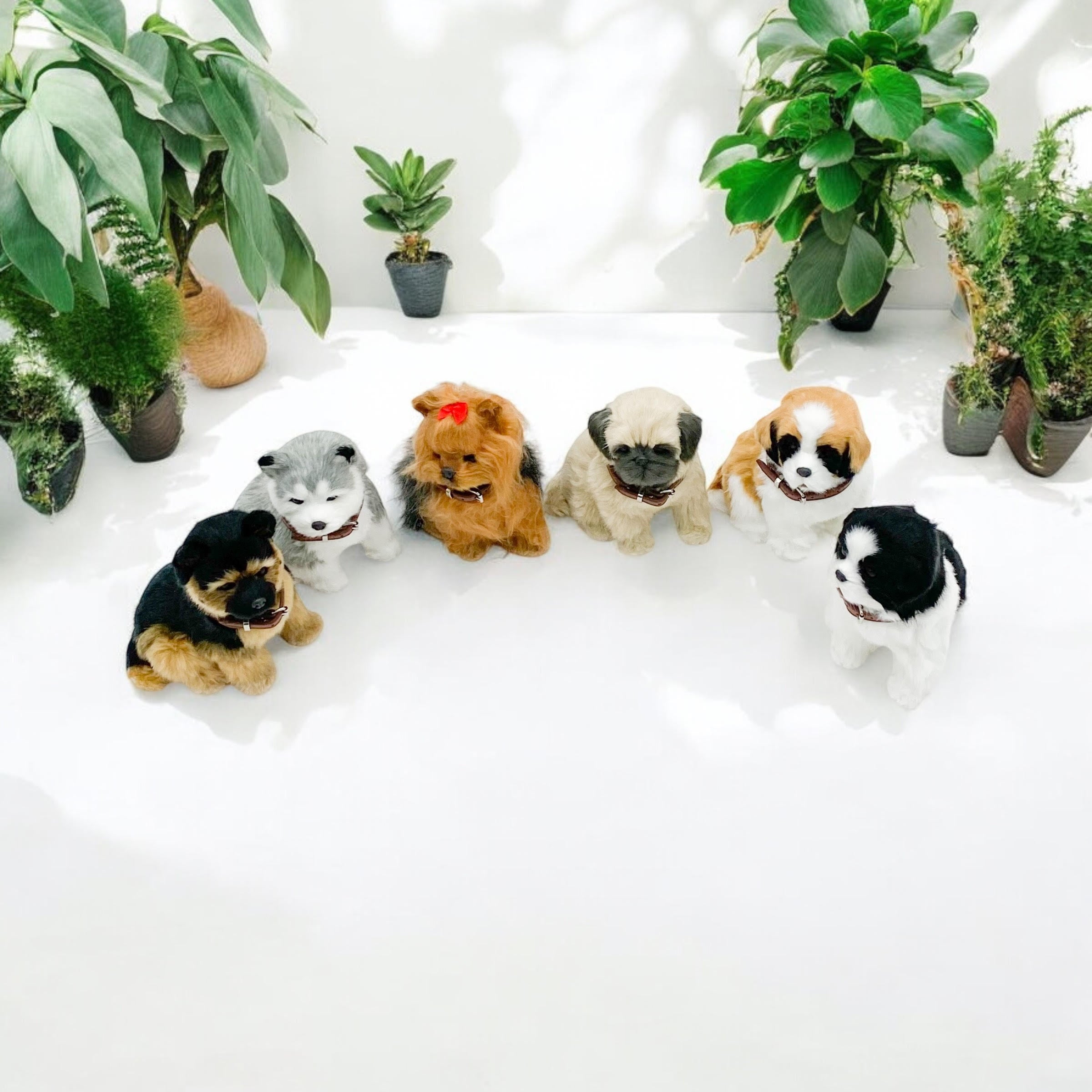 MSL 18cm Sitting Puppies Decorative Home Accessory Not a Toy