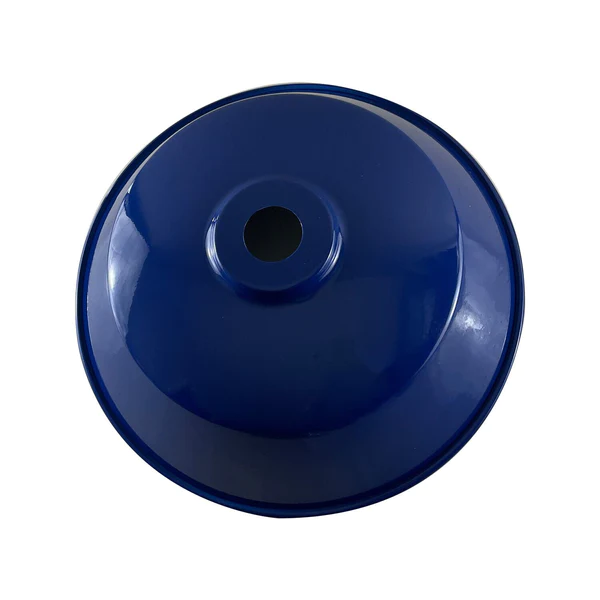 Navy Blue Retro Vintage Lampshade Easy Fit E27 Base Industrial Pendant Metal 36cm Lamp Light Shades