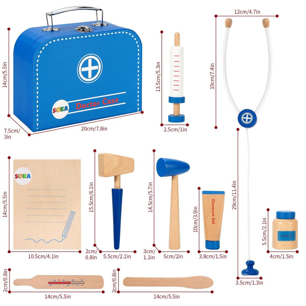 SOKA Play Imagine Learn Doctor Set Learning Toy for Role Play