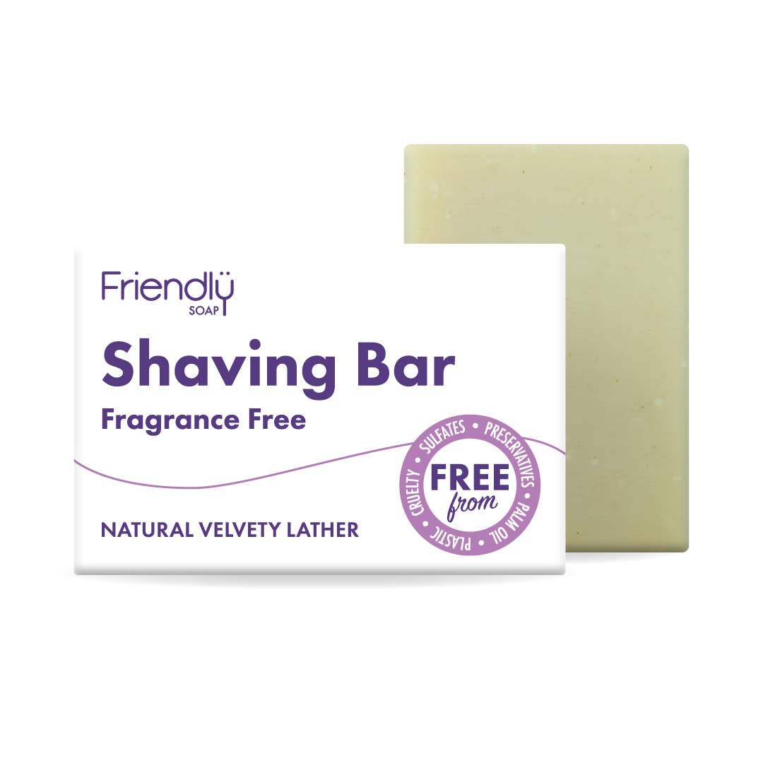 Fragrance-Free Shaving Soap Bar – Gentle, Soothing & Plastic-Free