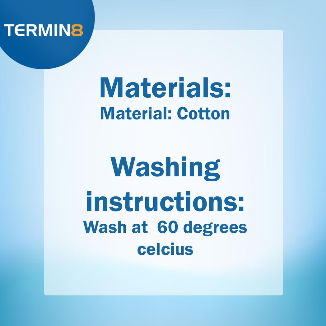 Termin8 Triple Layer Reusable Cotton Face Mask with Activated Charcoal Filter Pocket and Nose Pin, Machine Washable - Black