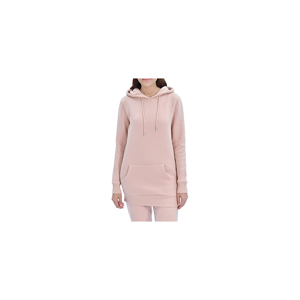 M17 Women’s Pullover Hoodie Jacket with Kangaroo Pocket, Rib Cuffs and Hem, Soft Touch Brushed Fabric, 57% Recycled Polyester 43% Cotton