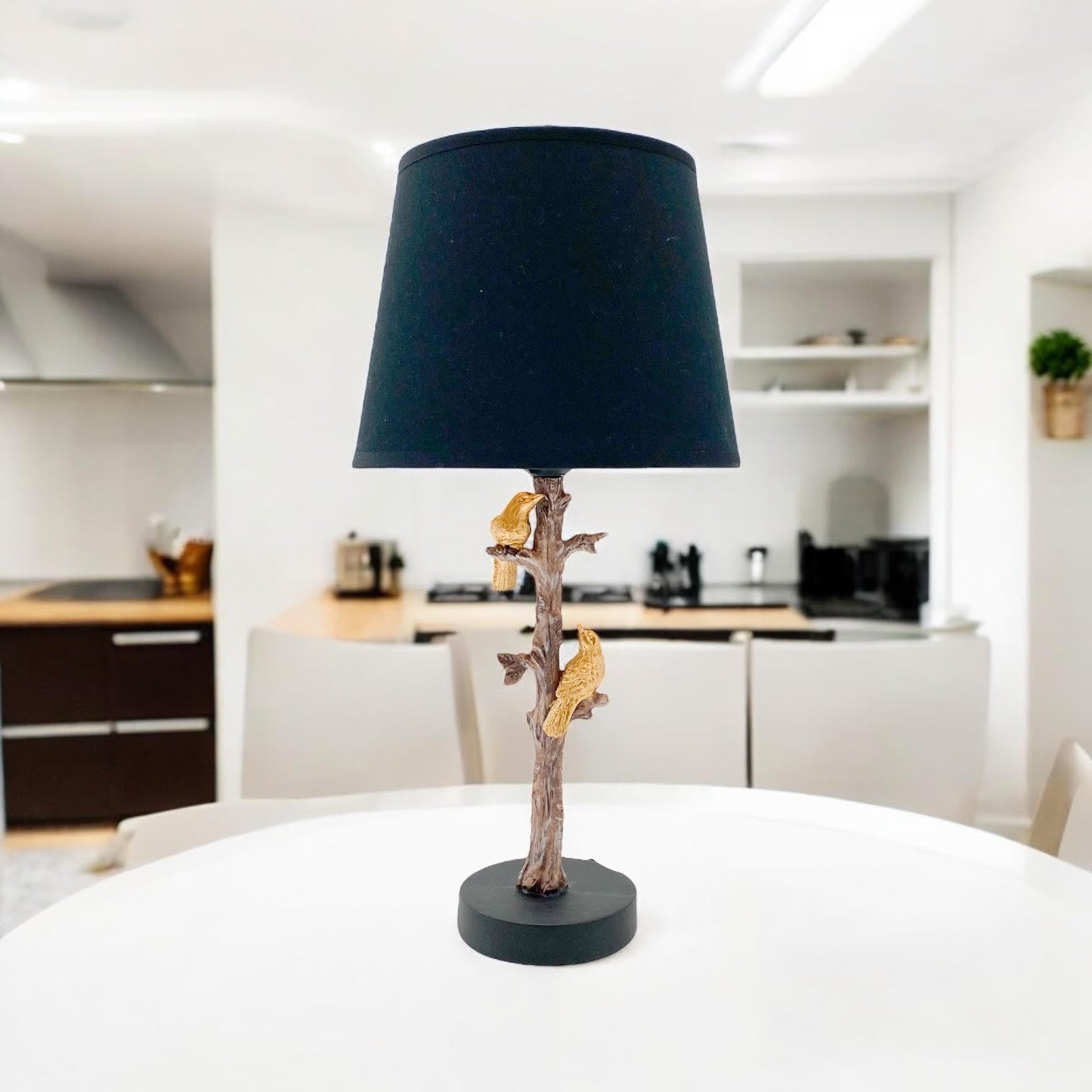 MSL 44x22x22cm Table Lamp with 9" Shade and In-Line Switch