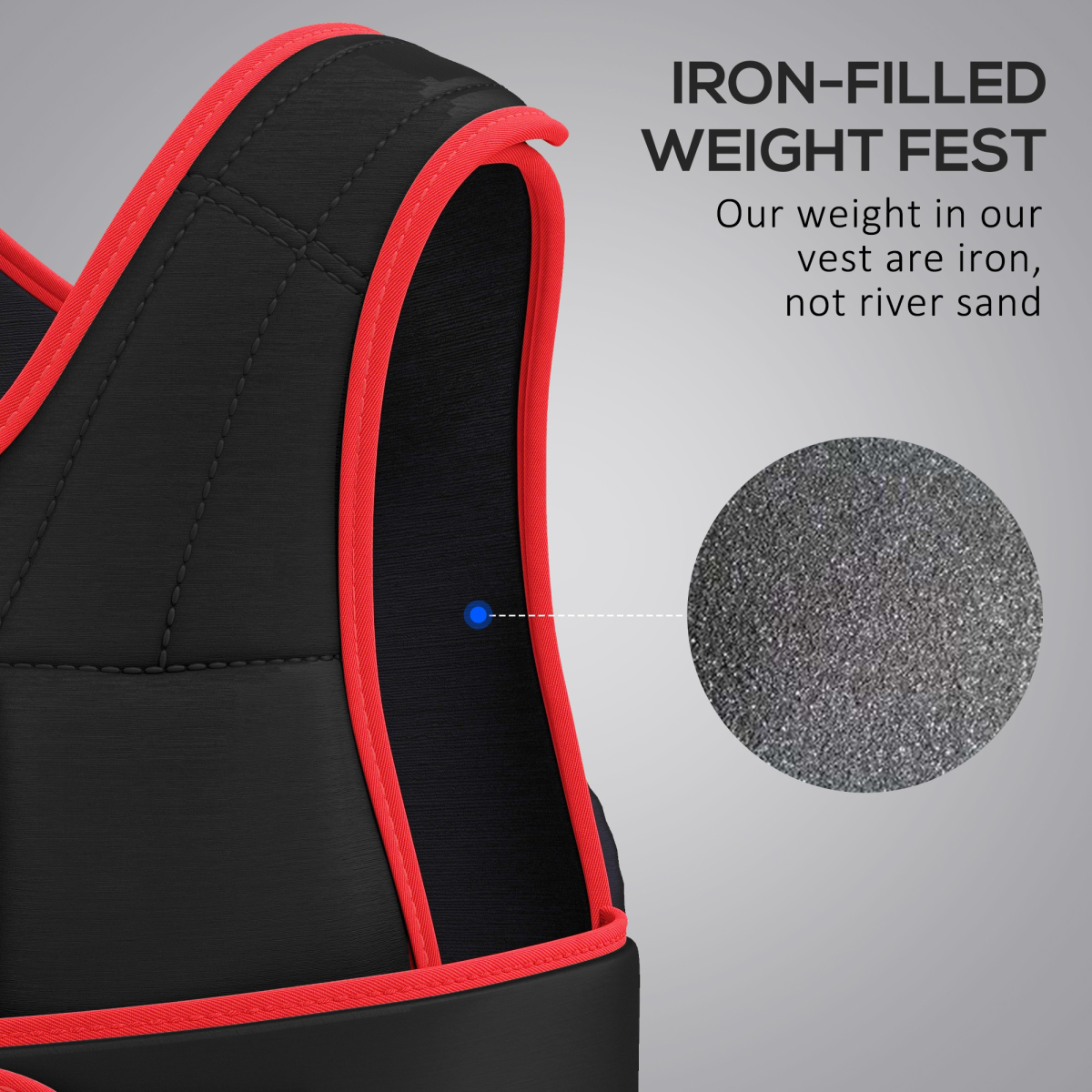 20kg Adjustable Weighted Vest for Running and Gym Training