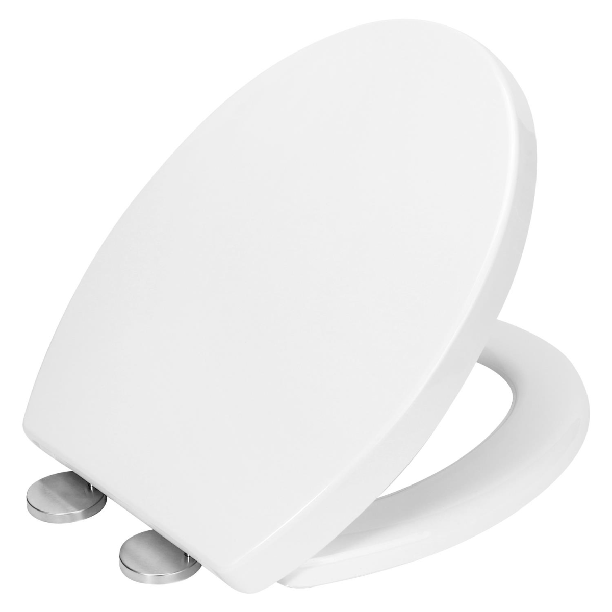 Vinsani Soft Close Quick Release O-Shaped Toilet Seat, White