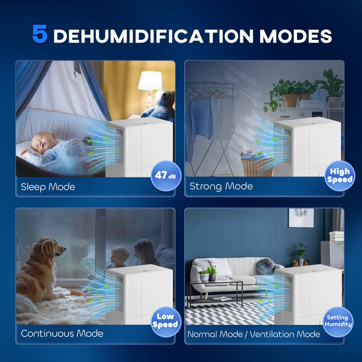 HOMCOM 30L Dehumidifier with Washable Filter, Auto Defrost, Laundry Drying
