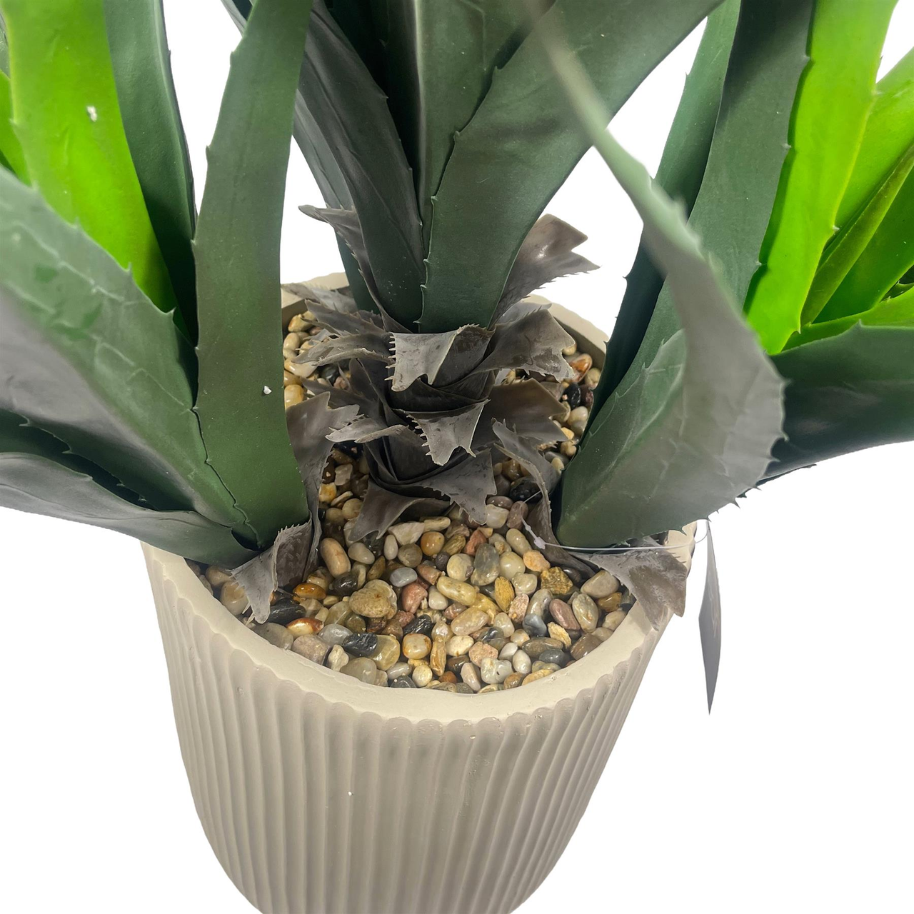 113cm Artificial Yucca Display in Decorative Planter, Artificial Plant in Pot
