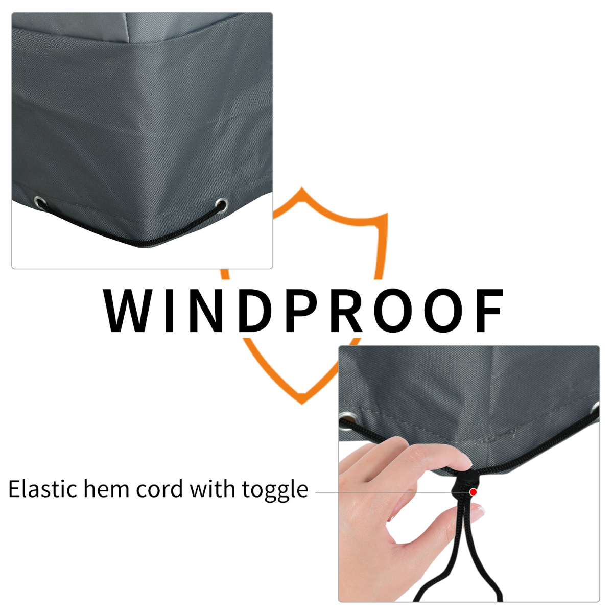 Outsunny 190 x 72cm Outdoor Furniture Cover, 600D Water & UV Resistant