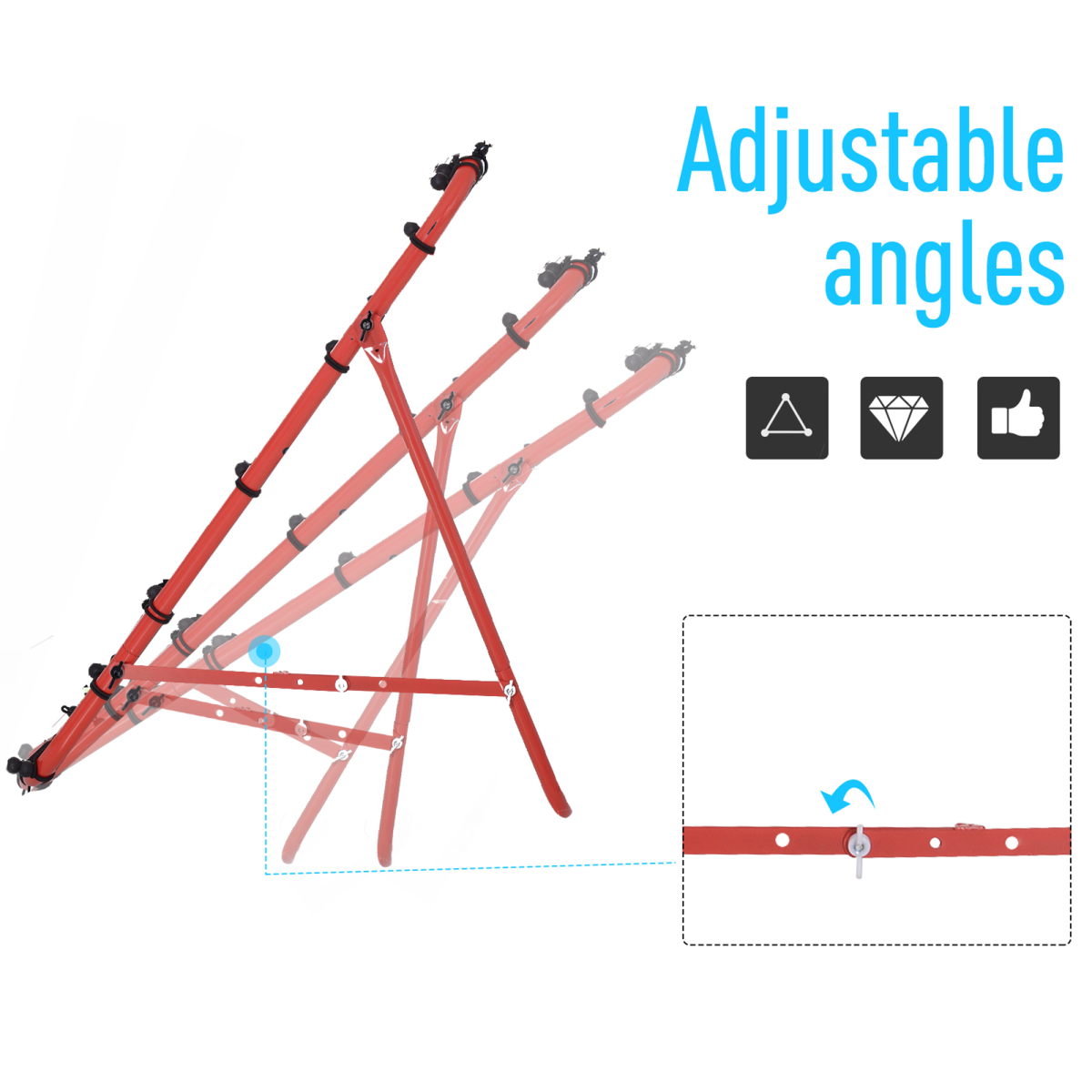 Adjustable Rebounder Net for Football, Baseball & Tennis Training