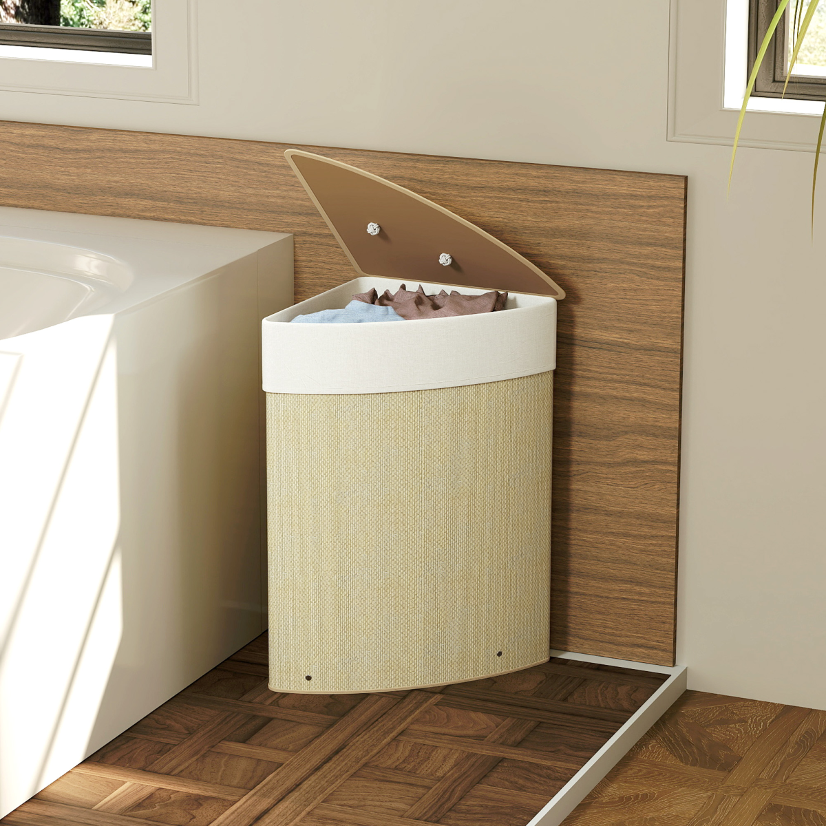 Laundry Hamper Cabinet/ Storage cabinet