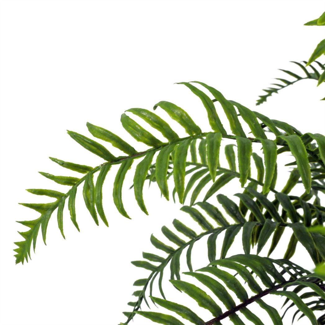 Leaf 50cm Artificial Boston Fronded Fern Plant Bare Stem Unpotted