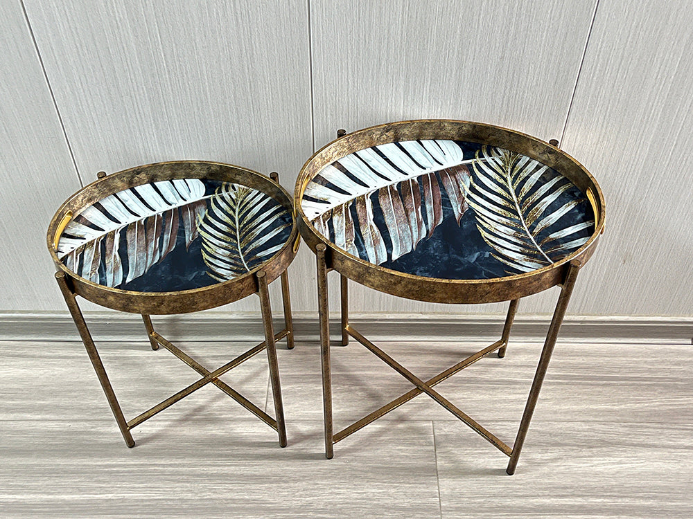 MSL Set of 2 Oval Tables 45/53 cm