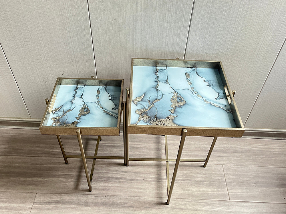 MSL 53/45 cm Set of 2 Square Tables