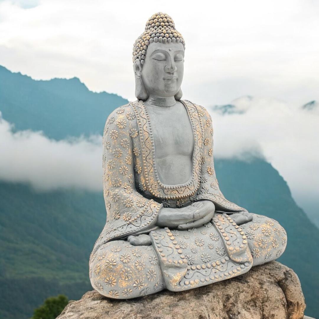 MSL 76 x 59 cm Buddha Statue for Home or Garden
