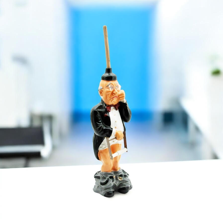 MSL 76cm Freestanding Gentleman Toilet Roll Holder
