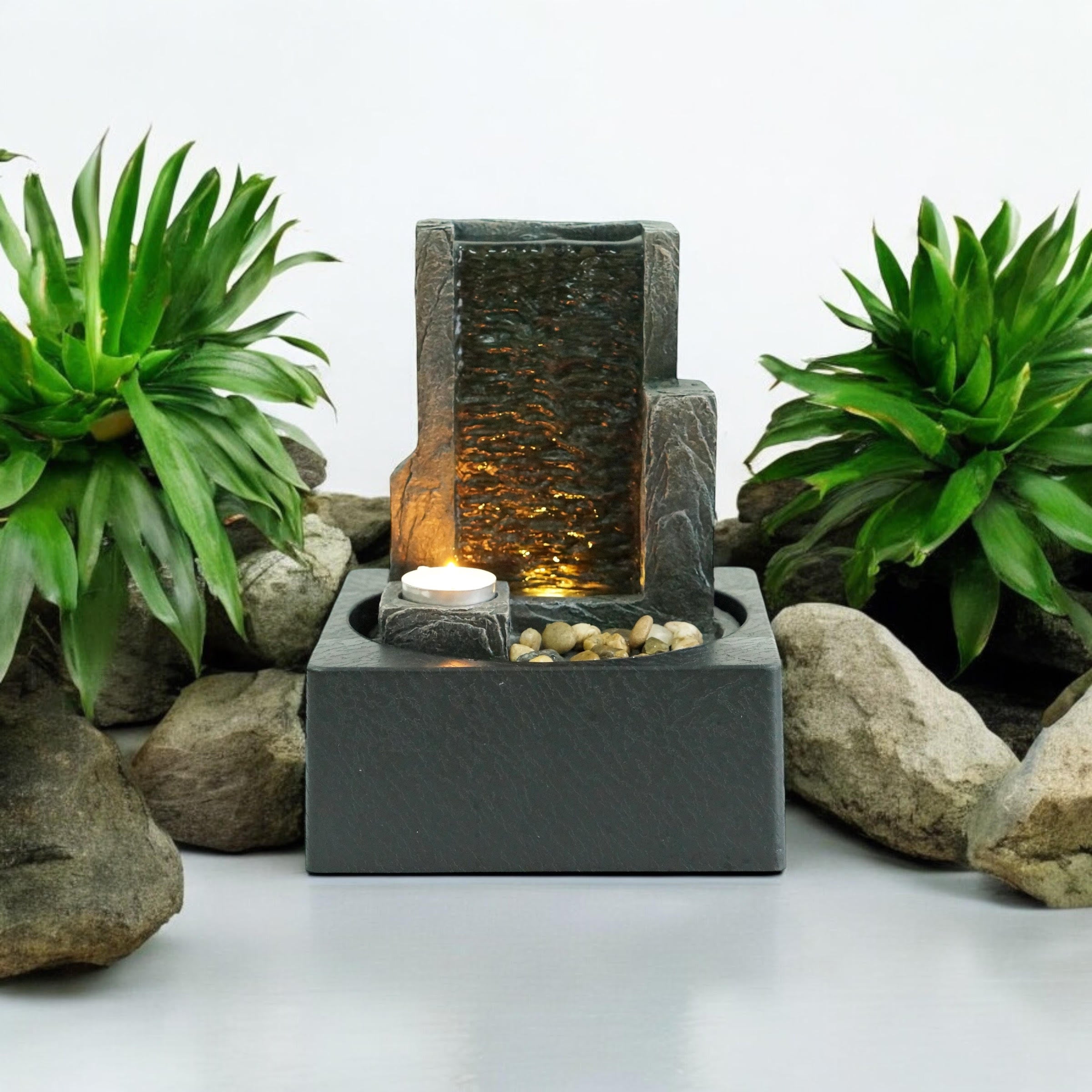 MSL 24cm Tabletop Fountain, Hand Finished, 240V