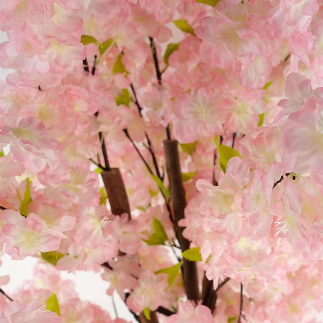 Leaf 150cm Artificial Pink Blossom Tree in Pot