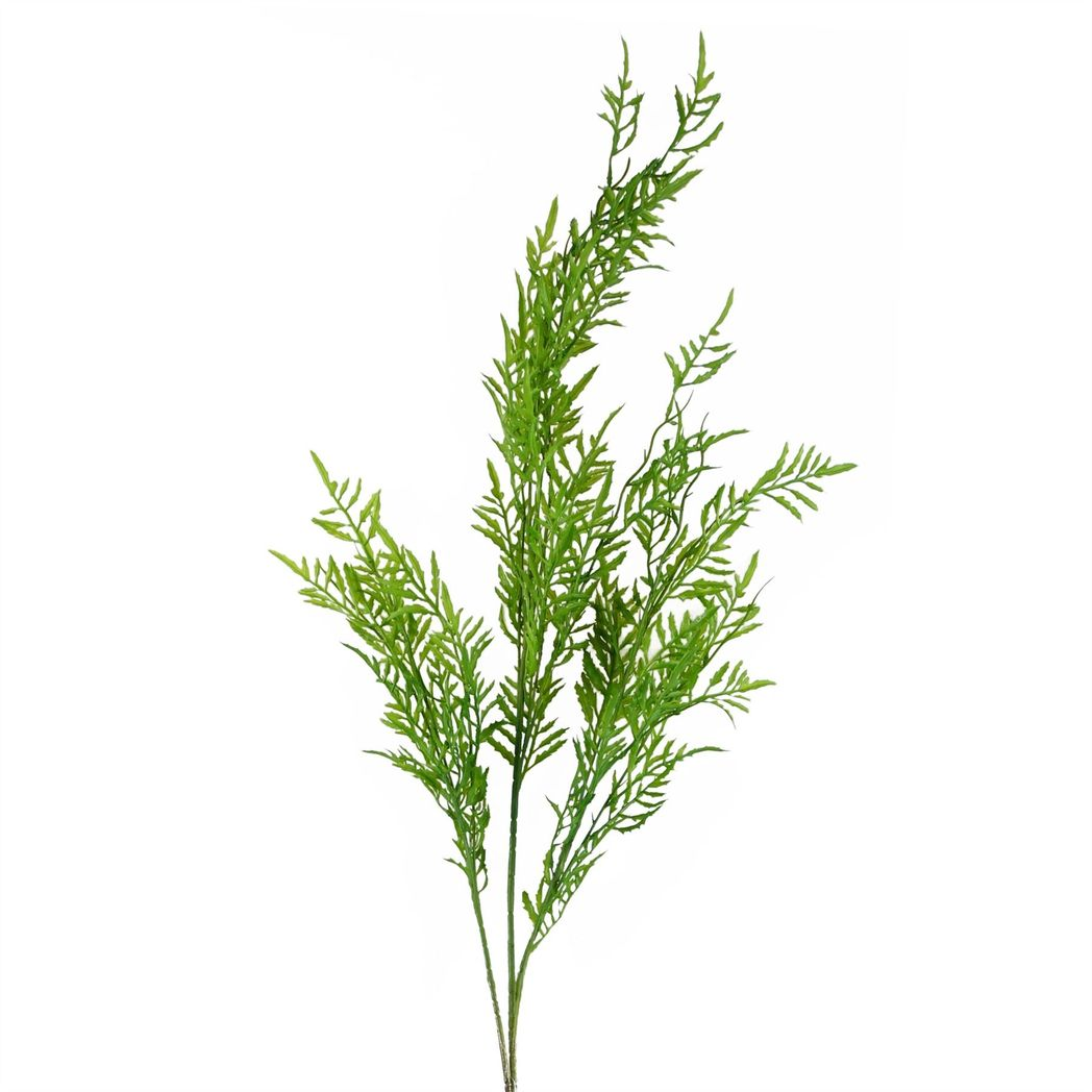 Leaf Pack of 6 Artificial Boston Fern Stem Filler, 120cm Tall