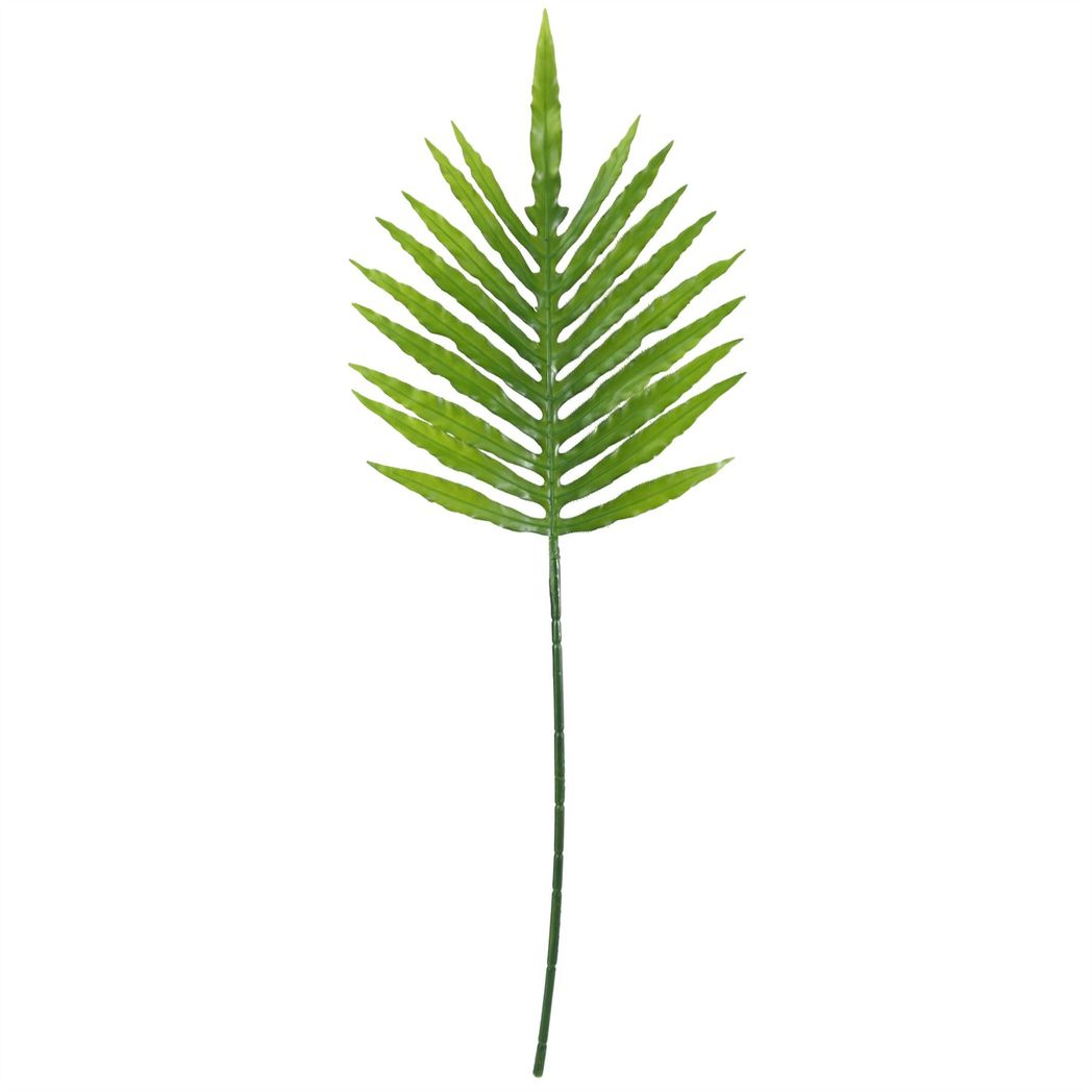 Green Artificial Palm Leaf 95cm Wired 35cm Wide