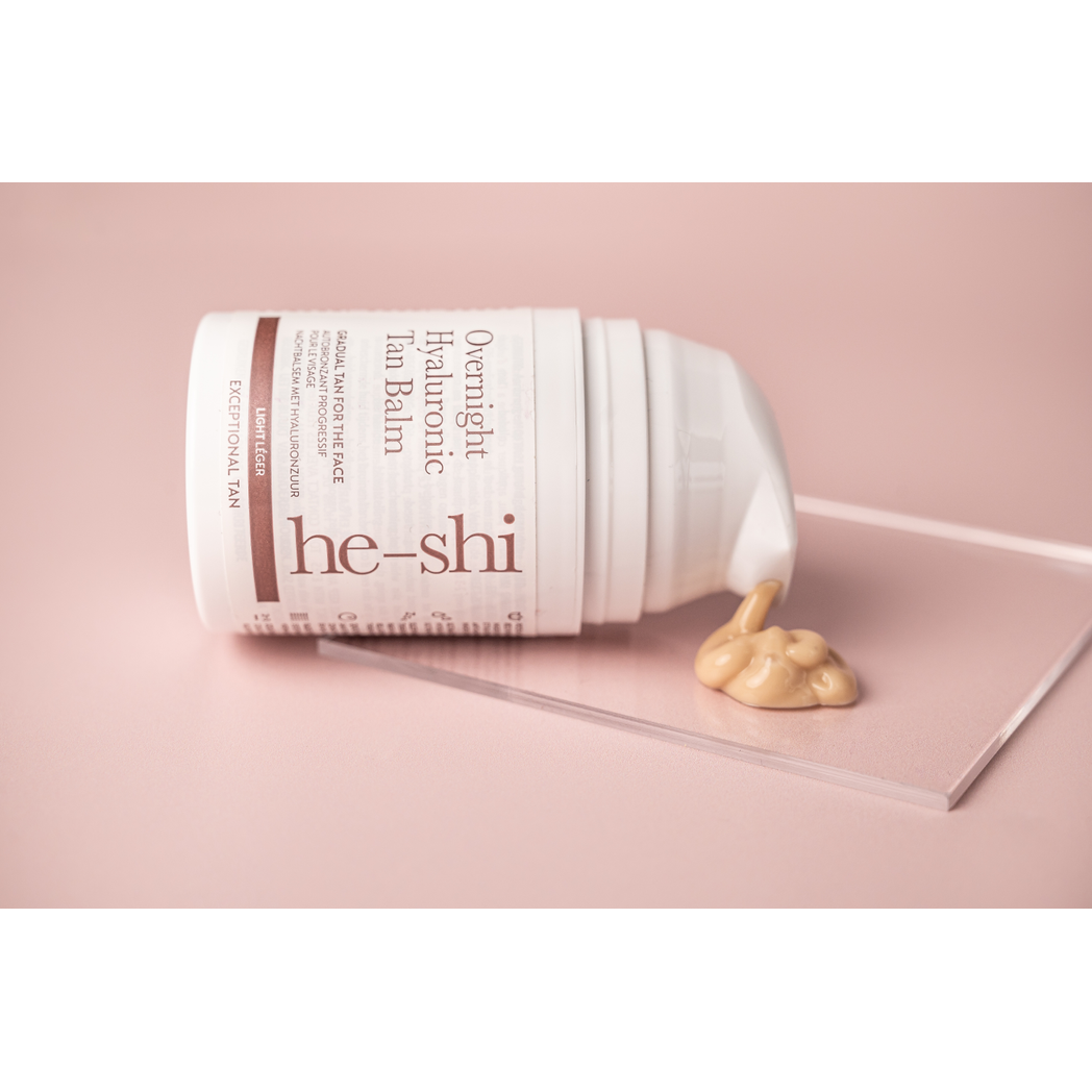 He-Shi Overnight Hyaluronic Tanning Balm for Face 50ml