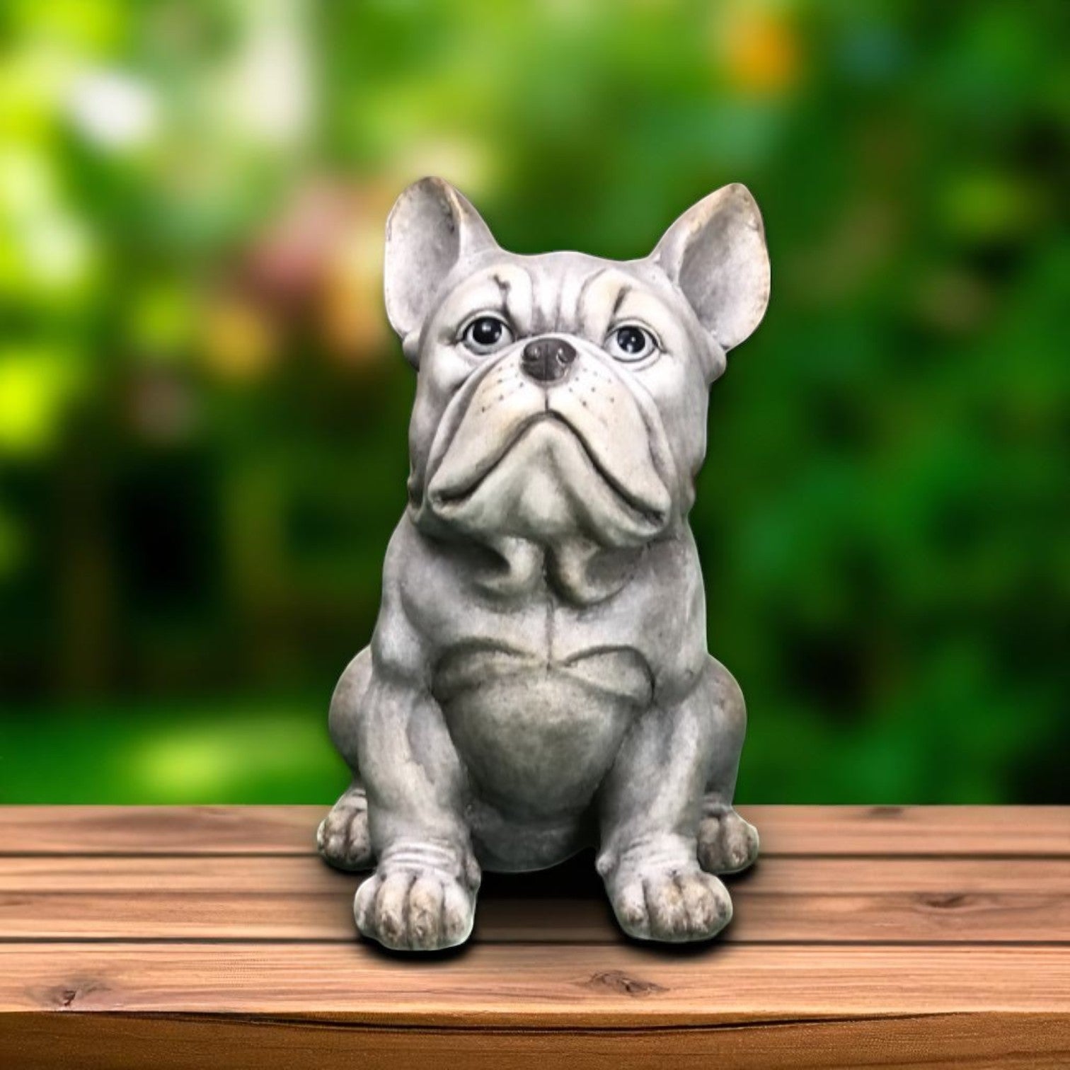 MSL Sitting Dog Statue 27x21x32cm Decorative Figurine Gift for Pet Enthusiasts