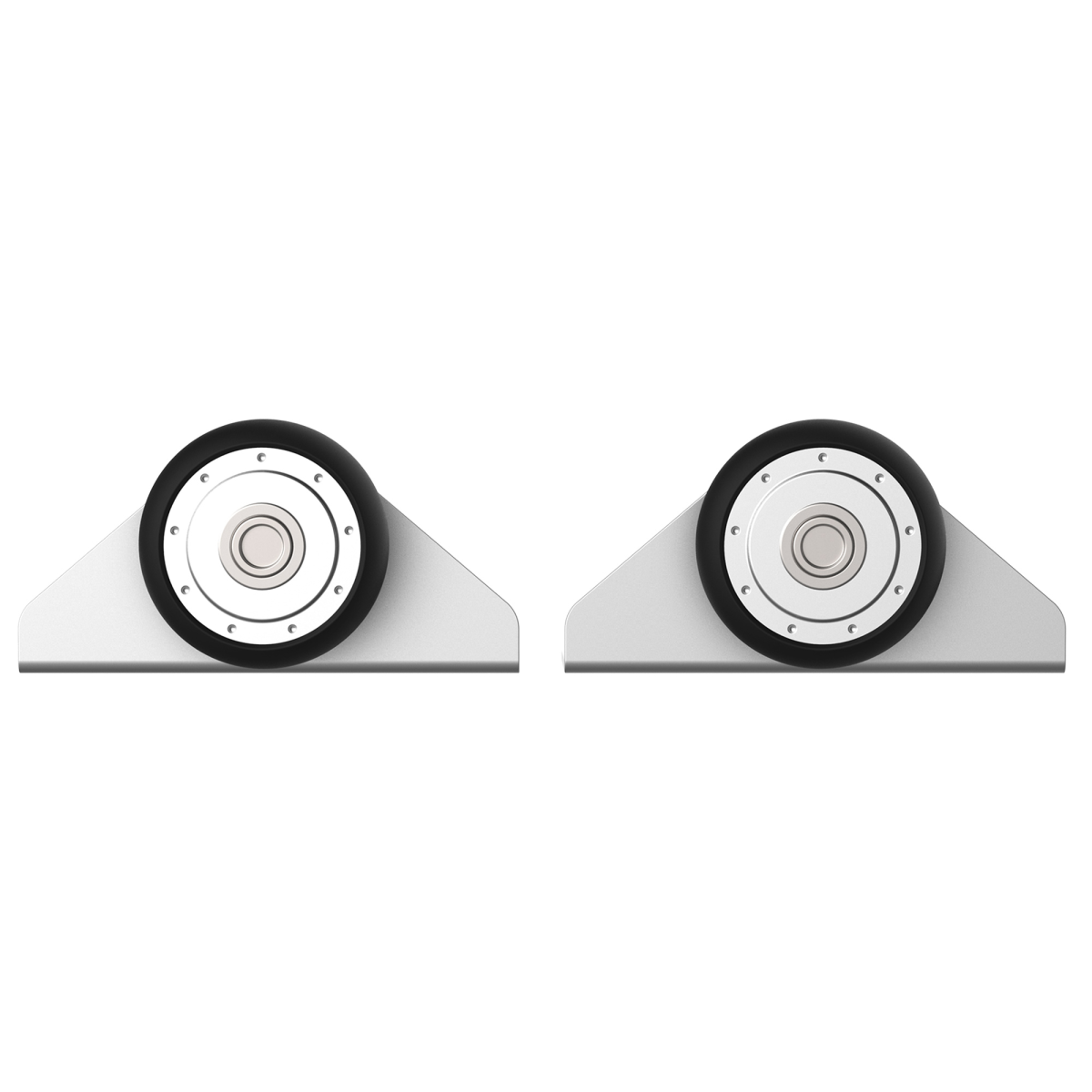 Sliding Barn Door Hardware Kit, 6FT 1860mm Track System, Metal Hardware for Single Wooden Door, 35kg Capacity, Fits 35-40mm Thick Doors