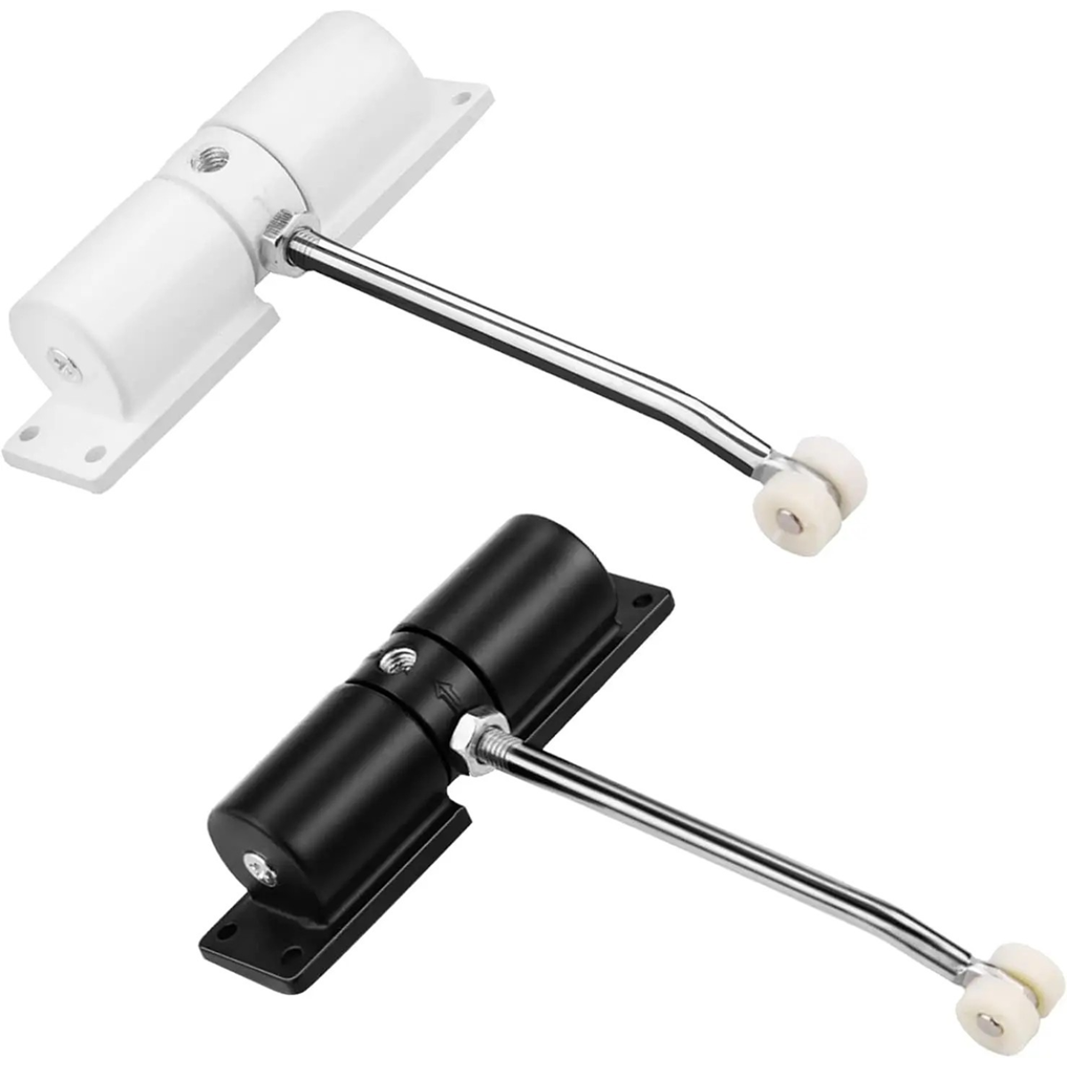 Door Closer High Usage Environments Versatile Design Customizable Closing Speed black