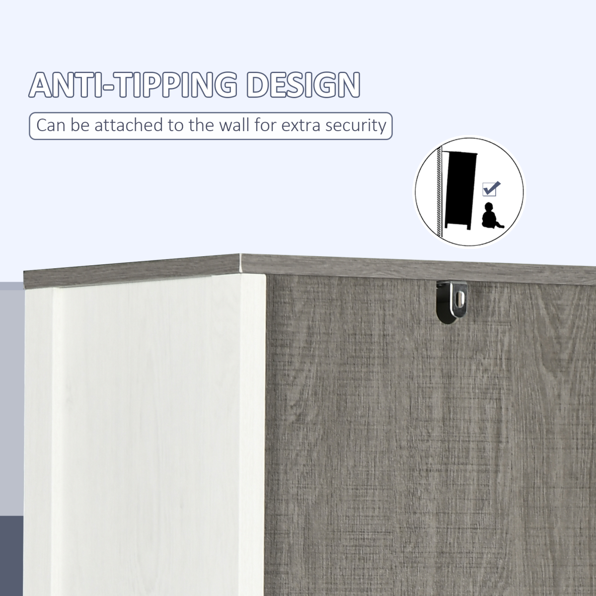 Slim Tall White Bathroom Linen Tower with Adjustable Shelf