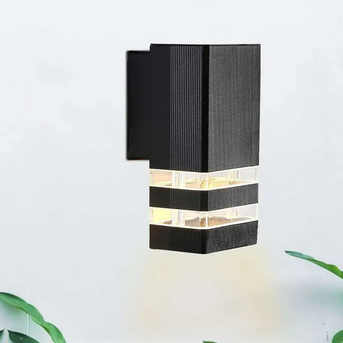 Flat Cover Head Garden Outdoor Wall Lamp Single Light~4965