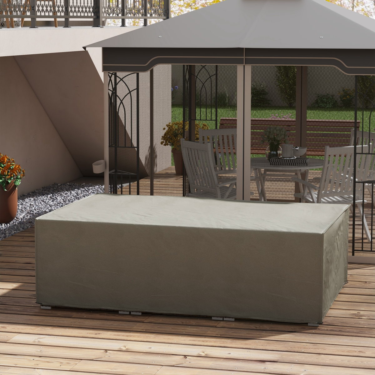 Outsunny Waterproof Garden Furniture Cover for Rattan Patio Sets