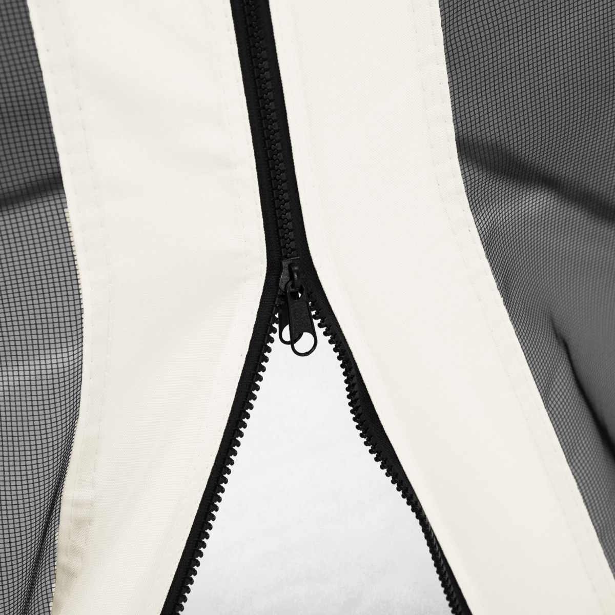 Outsunny Four-Panel Gazebo Replacement Screen with Zip Closure