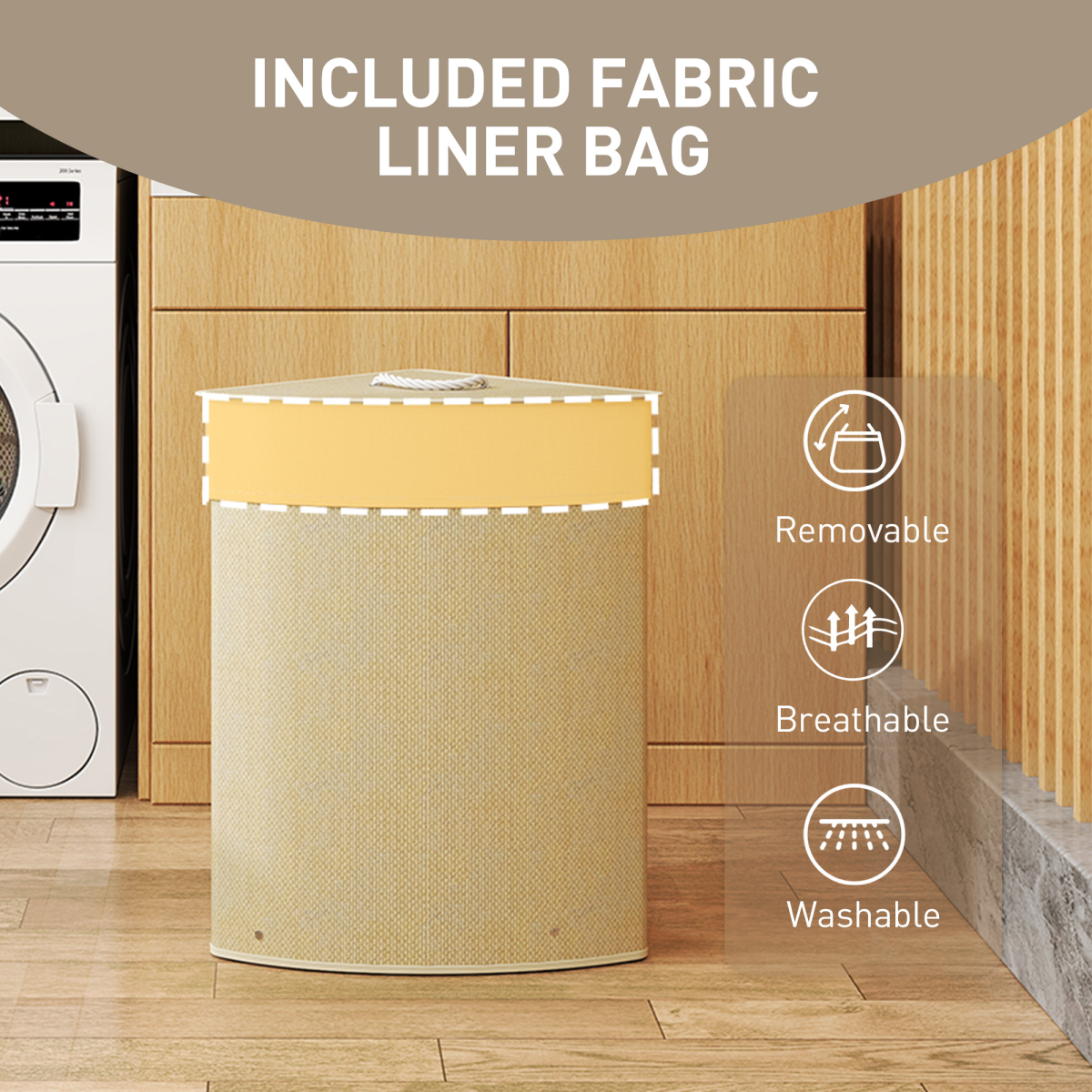 Laundry Hamper Cabinet/ Storage cabinet