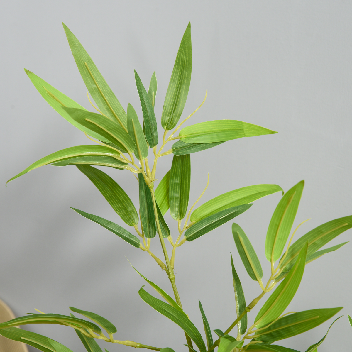 Outsunny Set of 2 Artificial Bamboo Trees Decorative Plant 120cm Indoor/Outdoor