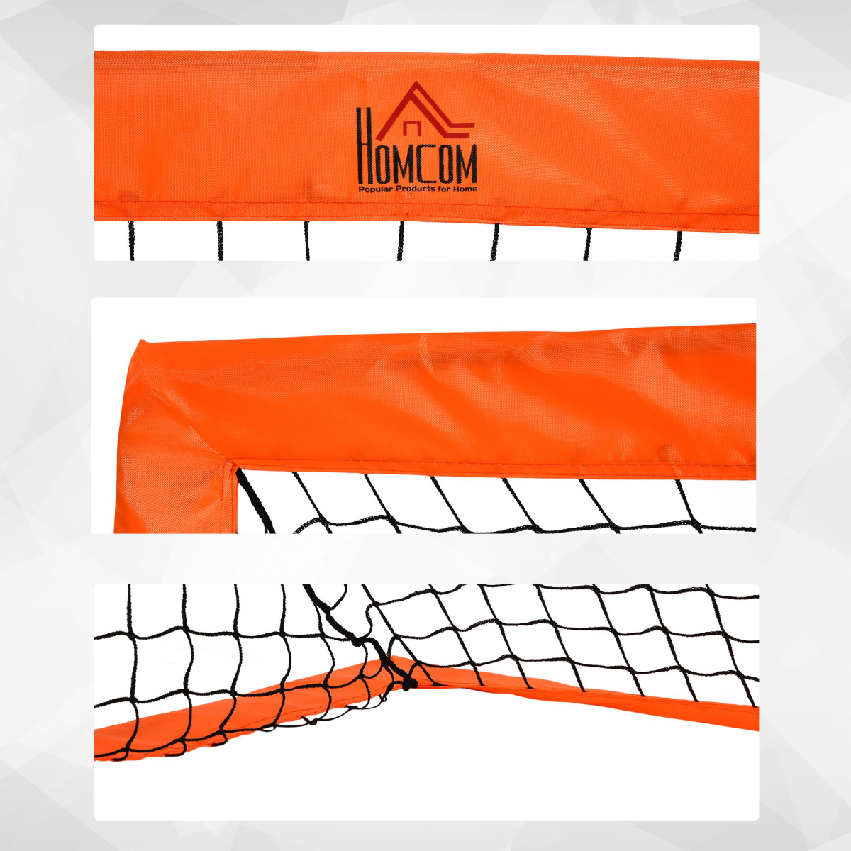 Foldable Steel Frame Soccer Goal with Carry Bag, 6' x 3