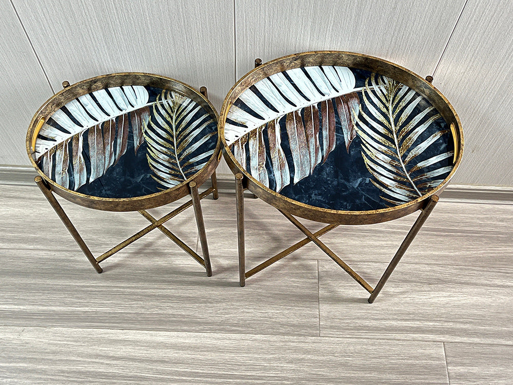 MSL Set of 2 Oval Tables 45/53 cm