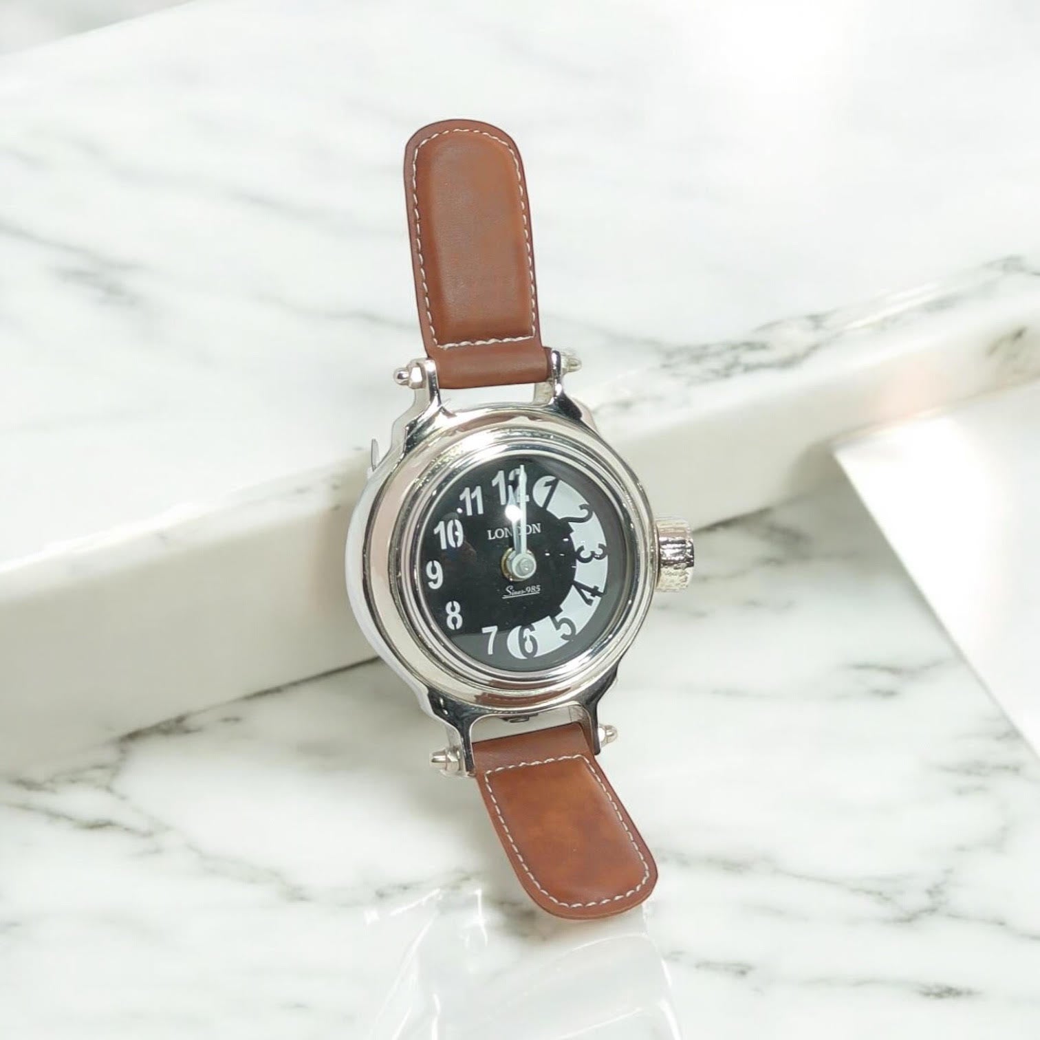 MSL Hand Finished Table Clock, Requires 1 AA Battery
