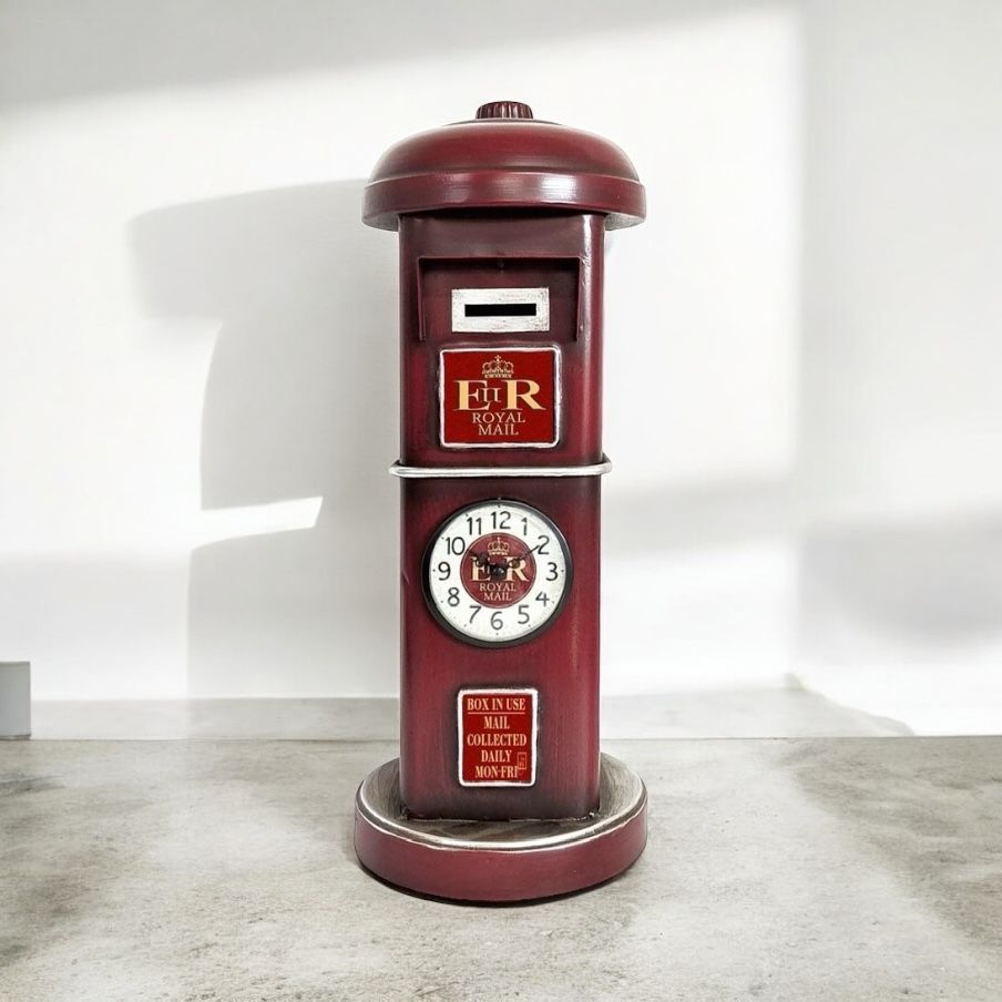MSL 42CM Postbox Table Clock