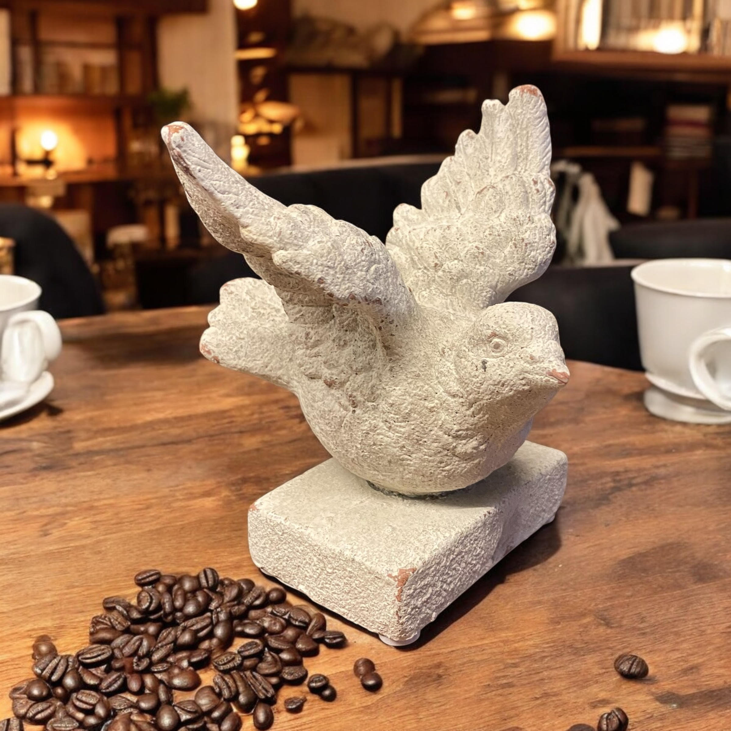 MSL 10cm Resin Bird Hand Finished Home Decor for Indoor or Outdoor Use