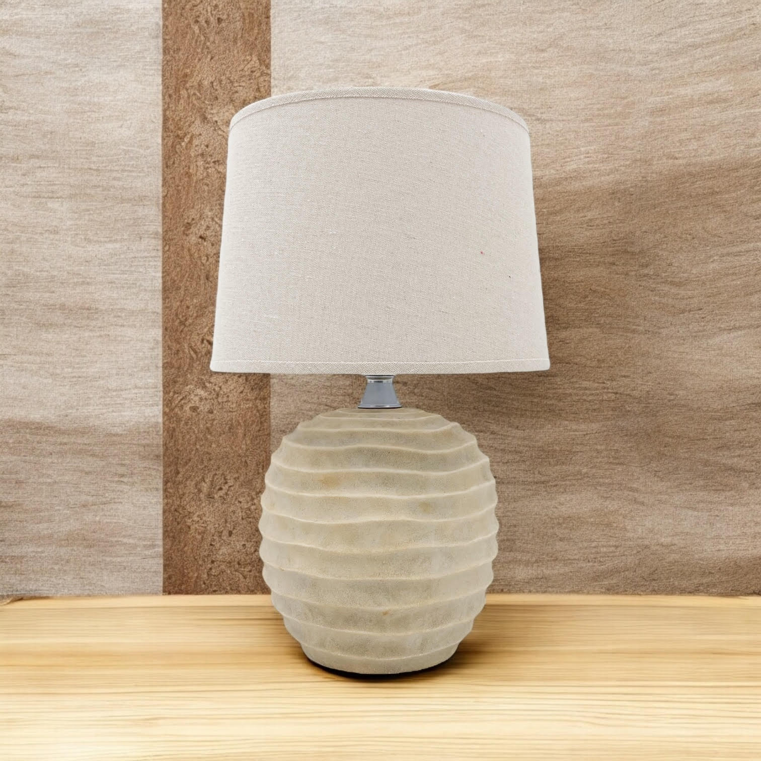MSL Traditional Table Lamp 44 x 20 x 20 cm with Inline Rocker Switch and Double Insulated Design