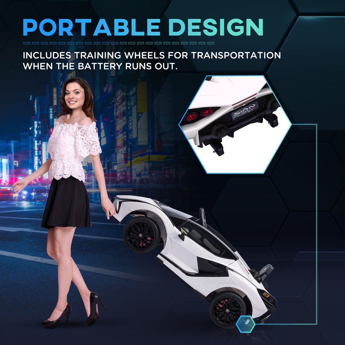 Licensed Lamborghini SIAN 12V Kids Ride On Car with Remote Control