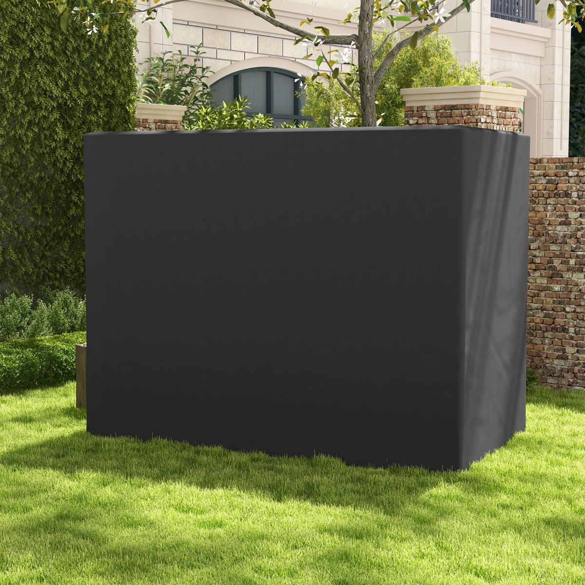 Outsunny 240x133cm 3-Seat Outdoor Swing Chair Cover, Water & UV Resistant