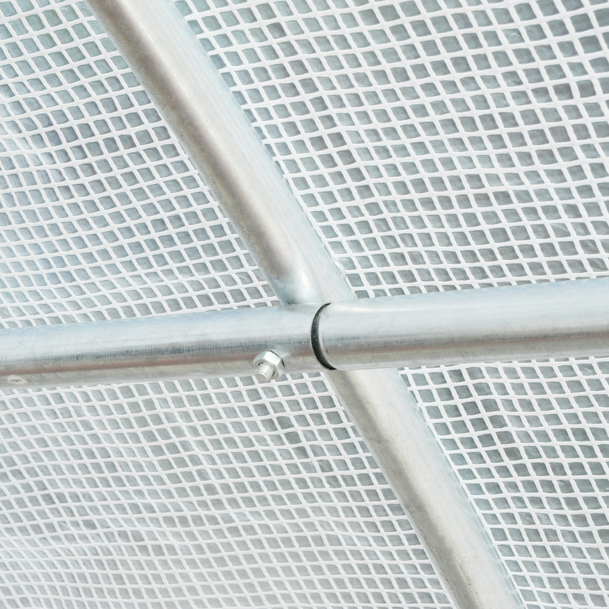 Outsunny 6x3x2m White Greenhouse Replacement Cover with Zipped Door and 12 Windows (Cover Only)