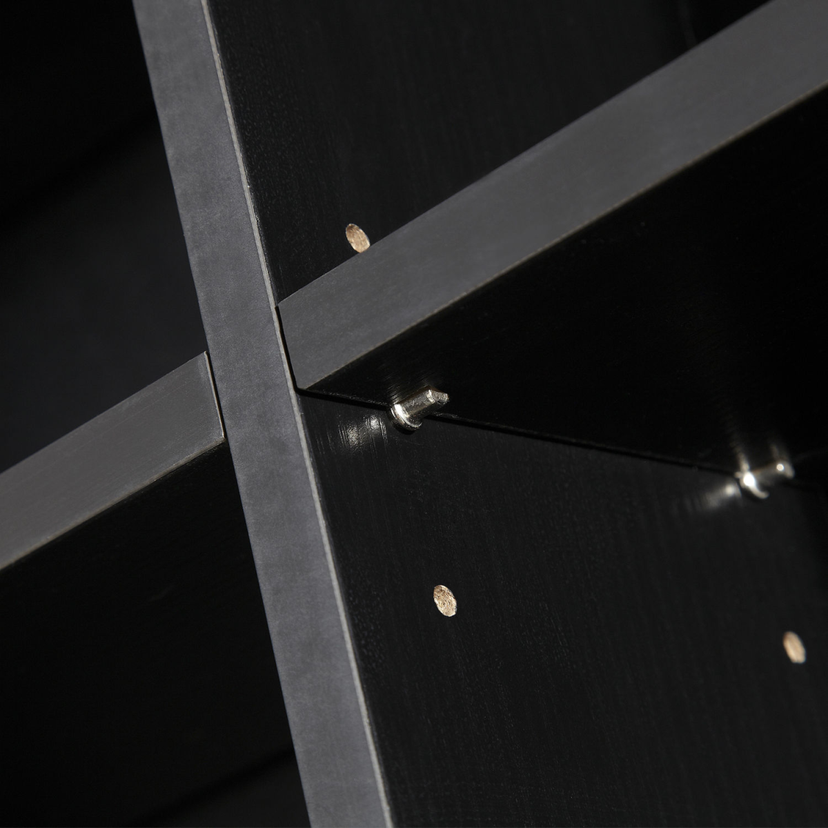 Black CD DVD Media Storage Bookcase, 33 Adjustable Compartments, Holds Up to 1116 CDs or 528 DVDs